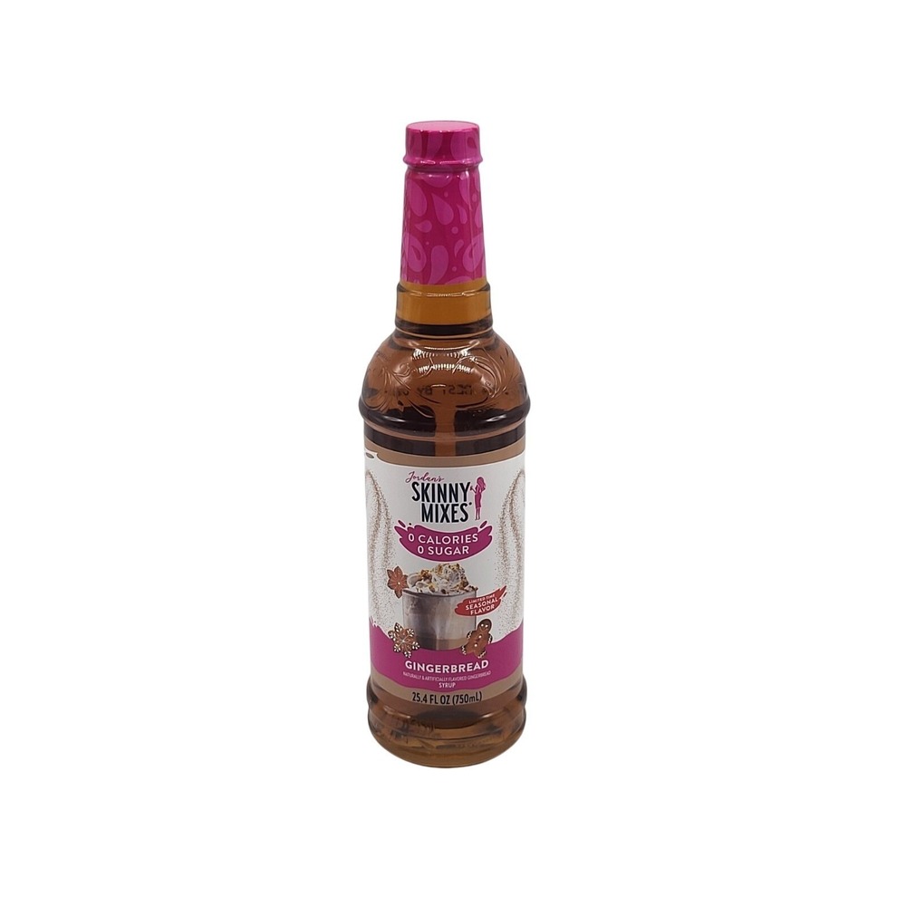 Jordan's Skinny Mixes‎ Gingerbread Sugar Free Zero Calorie Syrup 25.4 fl oz